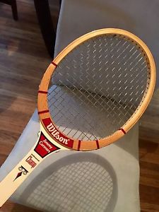 EXCELLENT CONDITION - JIMMY CONNORS WILSON PROFESSIONAL CHAMP WOOD TENNIS RACKET