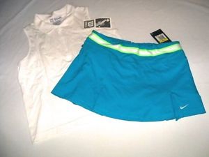 NEW Small Womens Tennis Set Nike Dri Fit Skirt and Wilson Top Small