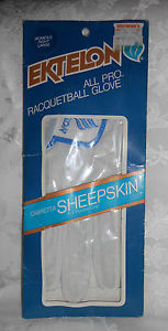 1984 Ektelon Racquetball Glove All Pro Cabretta Sheepskin MINT Unused Right Lg