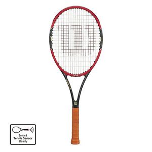 wilson pro staff 97s tennis racket- 4 1/2 racquet strung