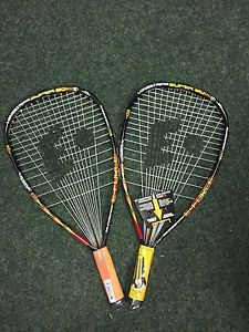 2 E-force Super 30 DC Racquetball Racquets 3 5/8 Grip Size