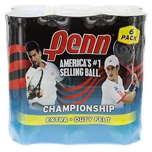 NEW Penn Championship Extra Duty Tennis Balls 6 Pack