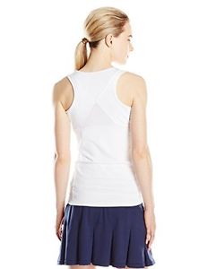 NEW ASICS Women's Club Tank Top, Real White, Small