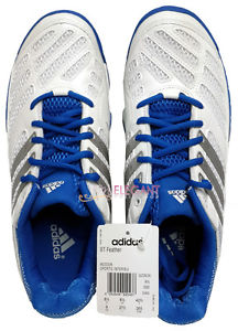 Adidas Adult Men Badminton Racquet Shoe BT Feather Team ADITUFF Blue Q23636