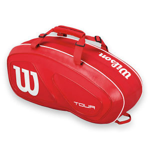 *NEW*  Wilson Tour V Red 6 Pack Tennis Bag!*