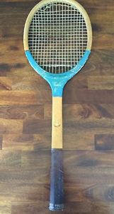 Vintage Wright & Ditson Wood Tennis Racquet Comet Display Antique Wooden Camp