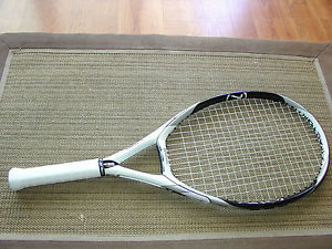 WILSON k FACTOR [k] THREE 3 FX 115 OVERSIZE STRUNG TENNIS RACQUET 4-1/4" NICE