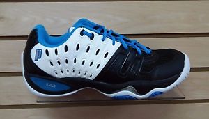 Prince T22 Men's Tennis Shoes - New - Size 10.5 - White/Black/Blue