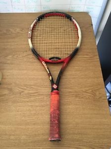 WILSON 6.4  HAMMER STRETCH MODEL POWER HOLES TENNIS RACKET - OVERSIZE - 4 3/8