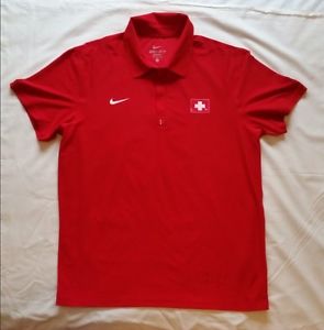 FEDERER SWITZERLAND SIGNED POLO OLYMPICS GOLD MEDAL & DAVIS CUP WINNER