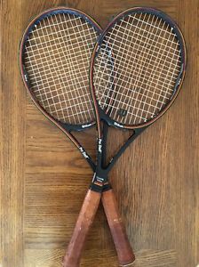 Wilson Tennis Racquet Pair Pro Staff Midsize 85 PWS 4 5/8" Grip Graphite Kevlar