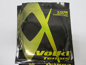 **NEW**  VOLKL V-ICON 16 (1.30) NATURAL GUT TENNIS STRING