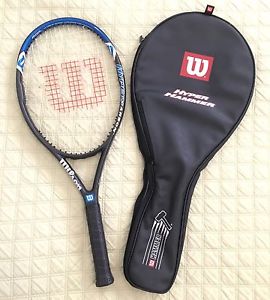 WILSON HYPER CARBON 4.3 OS 110SQ" GRAPHITE TENNIS RACKET W/CASE NEW 4 1/2 GRIP