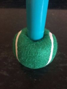 120 NEW PRECUT PRE-CUT TENNIS BALLS FOR CHAIRS CHAIR SLIPPERS - GREEN!