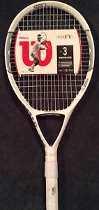 WILSON nCODE N1 115 OVERSIZE STRUNG TENNIS RACQUET RACKET 4-1/2" NEW FREE SHIP