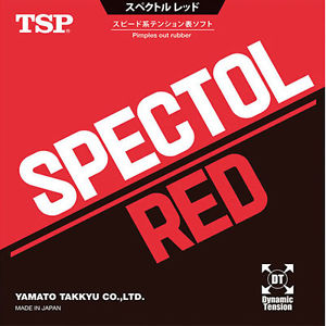 TSP Spectol Red Table Tennis Rubber (New) (Olympic Sale 8/8-21/8)