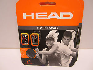 **NEW**  LOT OF 2 SETS HEAD FXP TOUR 16g (1.30) BLACK MULTI TENNIS STRING