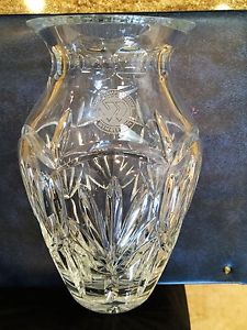 Waterford Crystal Vase "The Championships Wimbelton" 8.5" High Rare! 0 On Web!