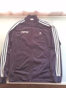 NEW ADIDAS SUPERSTAR TRACK JACKET US Open Tennis Series Medium NAVY - Very RARE