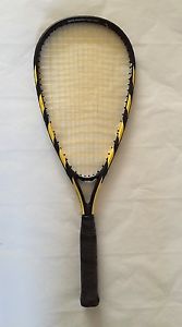 Badminton Racket Speedminton Squash Yellow Racquet S100 Light Aluminum EUC
