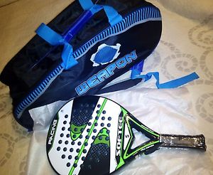 Profesional PACK PALA + PALETERO PADEL SOFTEE RACING NUEVA A ESTRENAR PvP 340€