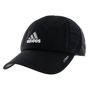 adidas Men's Adizero Cap Black/Aluminum