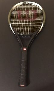 Wilson Hyper Hammer Carbon 5.3 Tennis Racquet 4 5/8 110 Sq Inch Good Condition