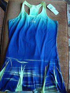 WOMENS ADIDAS CLIMALITE ADIZERO TENNIS DRESS SIZE LARGE NWT