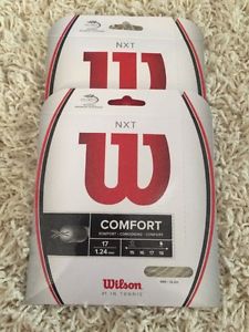 Wilson NXT 17 Gauge Tennis Racquet String Comfort US OPEN (2) Sets