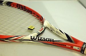 Wilson Steam 99S BLX 4 1/2 L4 10.7oz 16 x 15 One Racquet.