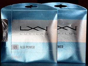 **NEW** LOT OF 2 Luxilon Tennis String, 125 Gauge, Alu Power 16g