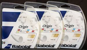 **NEW** LOT OF 3 SETS BABOLAT ORIGIN  16 (1.25 mm)