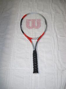 Wilson Titanium 3 Tennis Racquet Racket 4-3/8" L3 used - wear on grip #9093