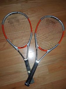 Lot of 2 Very Nice Prince Air O Tennis Racquet