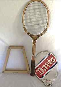 Vintage Wooden.T A Davis TAD Imperial Deluxe Tennis  Racquet