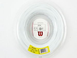 *NEW*Wilson Ripspin 15 string reel 200m Tennis 1.35mm 660 ft. white tour pro