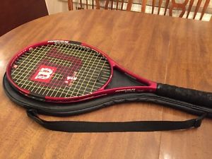 BEAUTIFUL Wilson DLX Power Holes Graphite Series 4-1/2 Tennis Racquet NICE COND!