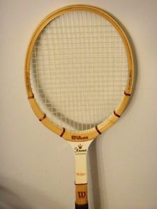 WILSON - JACK KRAMER AUTOGRAPH - MIDSIZE - WOOD - TENNIS RACQUET   ( ( NEW ) )