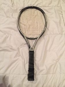 LQQK Wilson Hammer 3.0 Titanium Stretch Super Oversize Tennis Racquet 4 3/8 Used