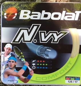 7 Sets Babolat Nvy Polyamide  17g Clear, Very Crisp Good Feel Ship US Only