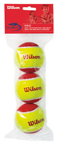 Wilson Tennis Balls WRT137000 US Open Red Jr. Tennis Ball 3 pack