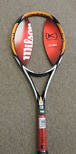 WILSON [K] FACTOR K ZEN ( HEAVY ) 103 TENNIS RACKET RACQUET 4-5/8" NEW FREE SHIP