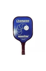 Champion Pickleball Paddle - Blue - Thin grip - 4" NEW DAMAGED PLASTIC PACKAGE