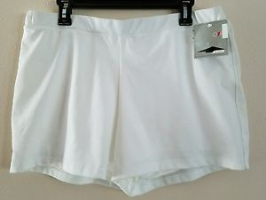 Avia White Double Tennis Shorts, women's size XL, NWT