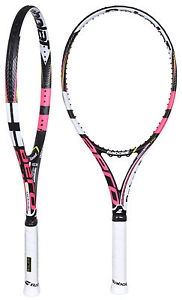 Babolat AeroPro Lite Pink 4 1/8 NEW unstrg 2013 model Cover & set of string incl