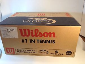 Wilson T1062 US OPEN Extra Duty Tennis Balls 1 Case (72 Balls / 24 cans)