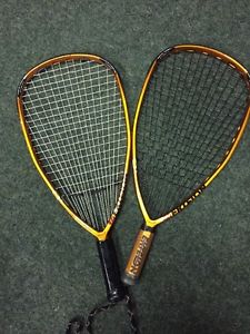 2 EKTELON 03 COPPER RACQUETBALL RACQUETS