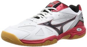 MIZUNO Badminton shoes WAVE GATE 4  71GA1640 White X black X red