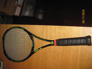 Wilson Blade 98 18x20 Tennis Racquet 4 1/2 grip Poly Strings Excellent Condition