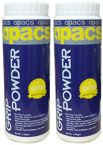 2 x Apacs Firm Grip Powder Absorb Sweat Sports Non-slip Keep Dry Non-toxic